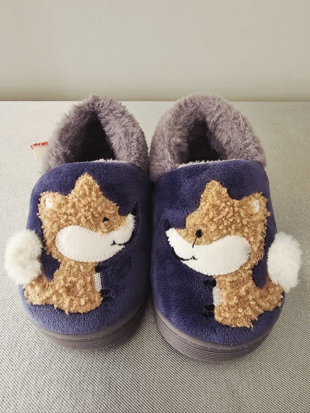 MARIO Fluffy Little Fox Slippers